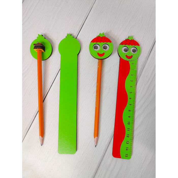 ست تحریریلدایی (مداد و خط کش)