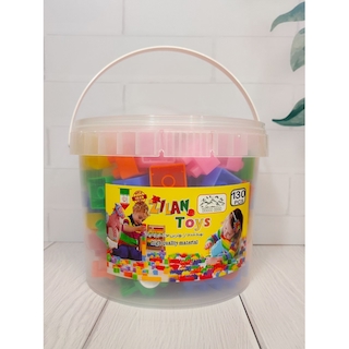 لگو 130 قطعه سطلی زیلان