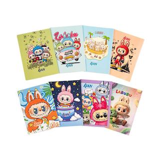 دفتر 50 خطی ته چسب  لبوبو 50 عددی