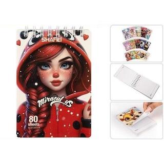 دفتر چه یا دداشت 1/16طلقی فنر دوبل شفیعی 80 برگ