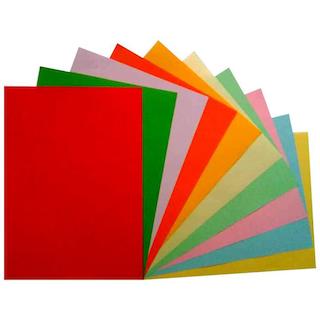 کاغذ رنگی رنگینه A4