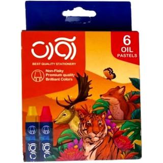 پاستل 6 رنگ مقوایی اوات