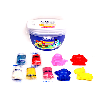 خمیر 5رنگ ظرفی ارتلاین 